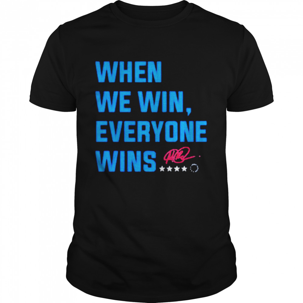 Megan Rapinoe when we win everyone wins shirt