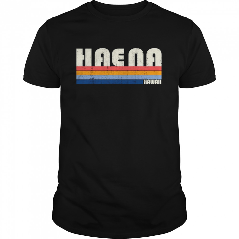 Retro Vintage 70er 80er Jahre Stil Haena HI Shirt