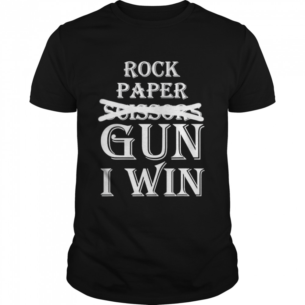 Rock Paper Gun I Win T-Shirt