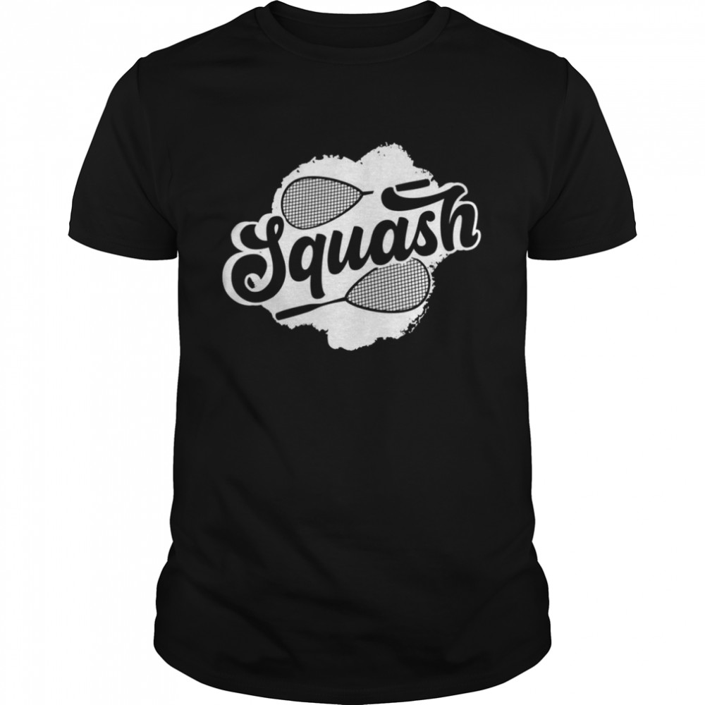 Squashschläger Spielerball Sport Indoor Tennis Court Match Shirt