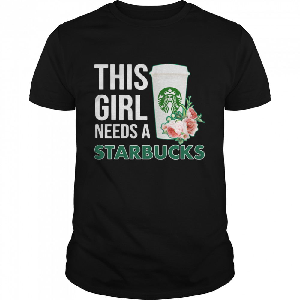 This girl needs a starbucks shirt