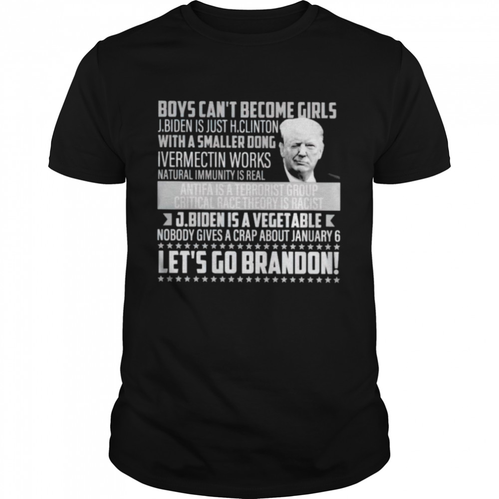 Trump boys can’t become girls J.Biden just H.Clinton shirt