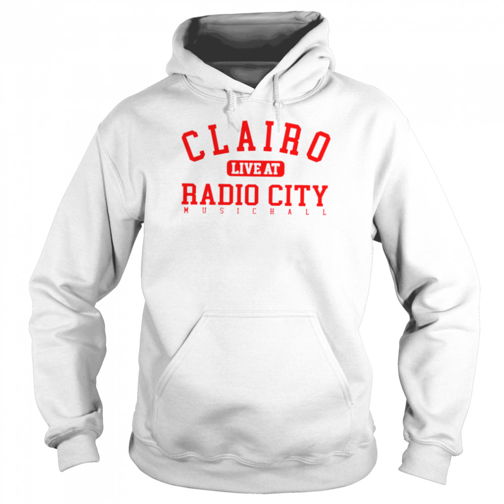 Clairo live at radio city shirt Unisex Hoodie