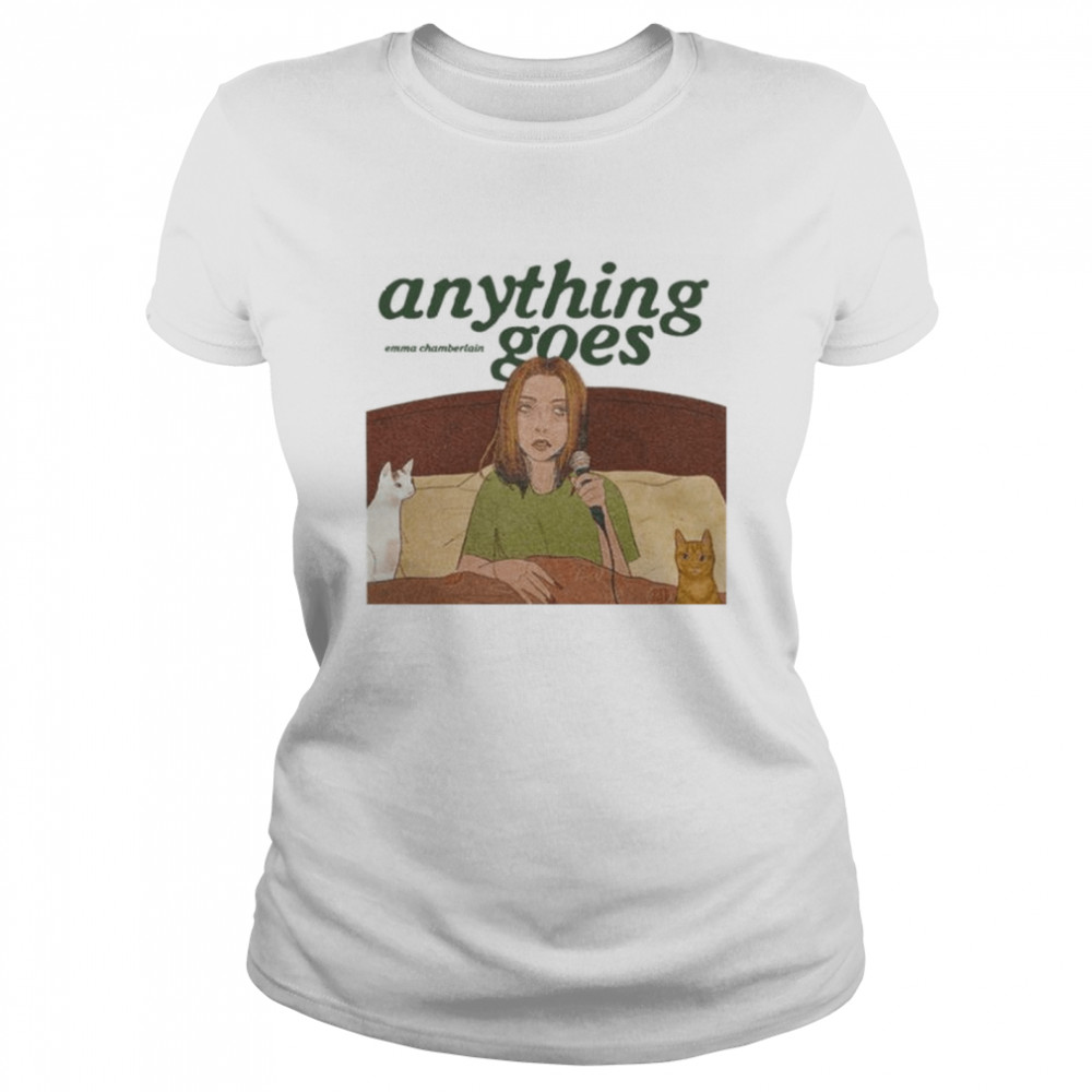 Emma Chamberlain Merch Anything Goes  Classic Women's T-shirt