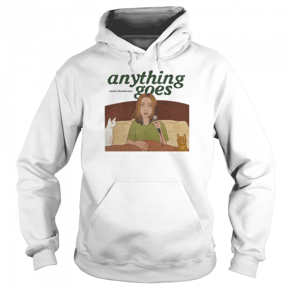 Emma Chamberlain Merch Anything Goes  Unisex Hoodie