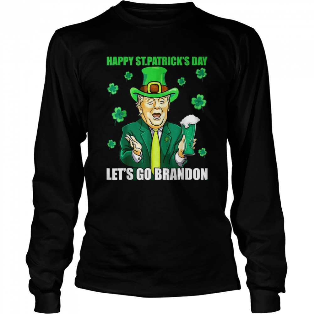 Lets Go Shamrock Brandon Happy St Patrick Day  Long Sleeved T-shirt