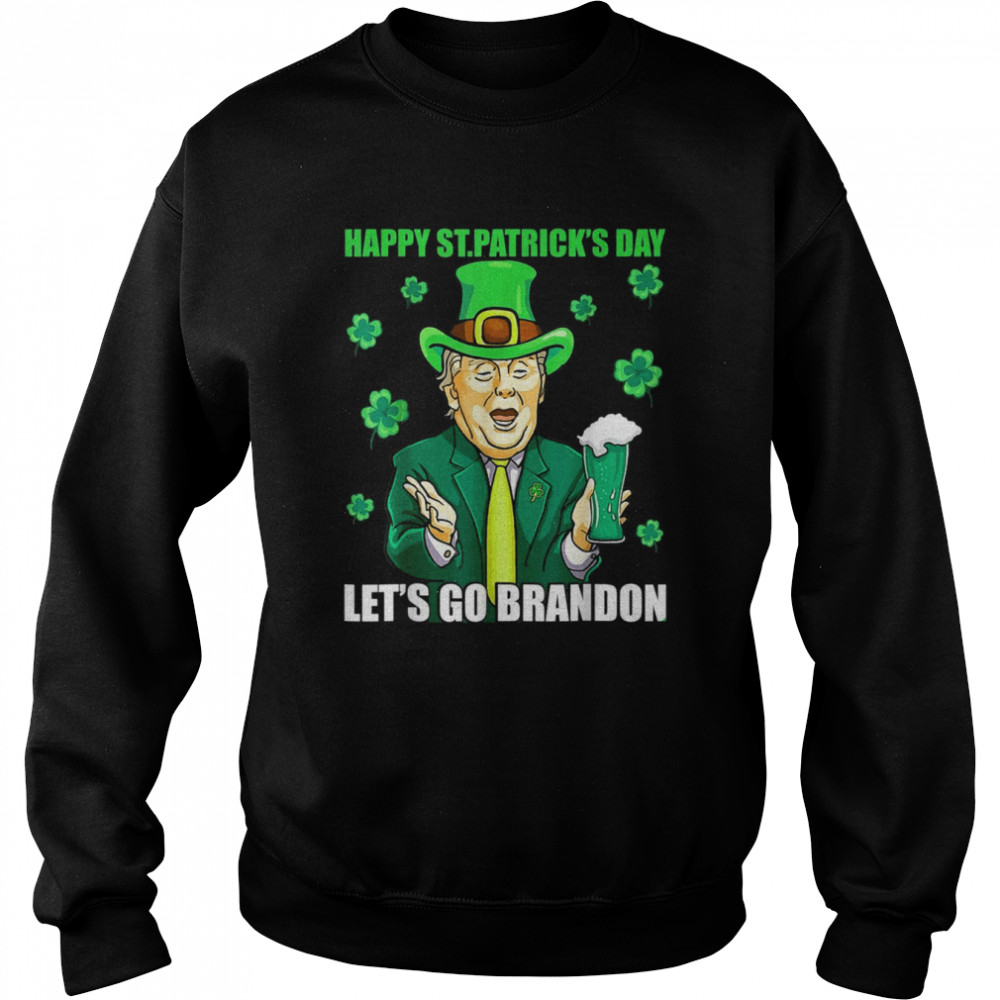 Lets Go Shamrock Brandon Happy St Patrick Day  Unisex Sweatshirt