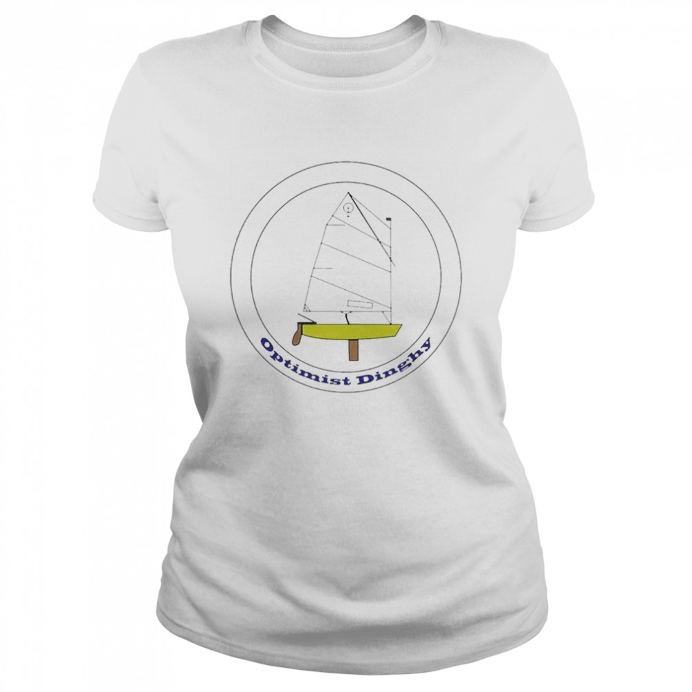 Optimist Sailing Dinghy Logo  Classic Women's T-shirt