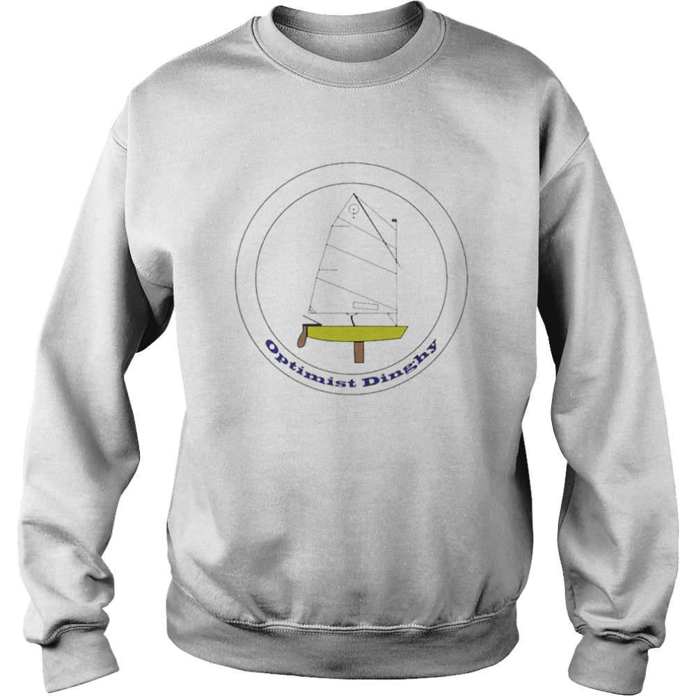 Optimist Sailing Dinghy Logo  Unisex Sweatshirt