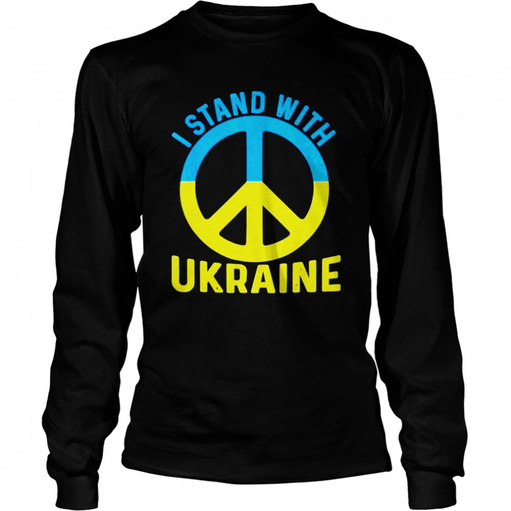 Peace in Ukraine Support Ukraine Vintage shirt Long Sleeved T-shirt