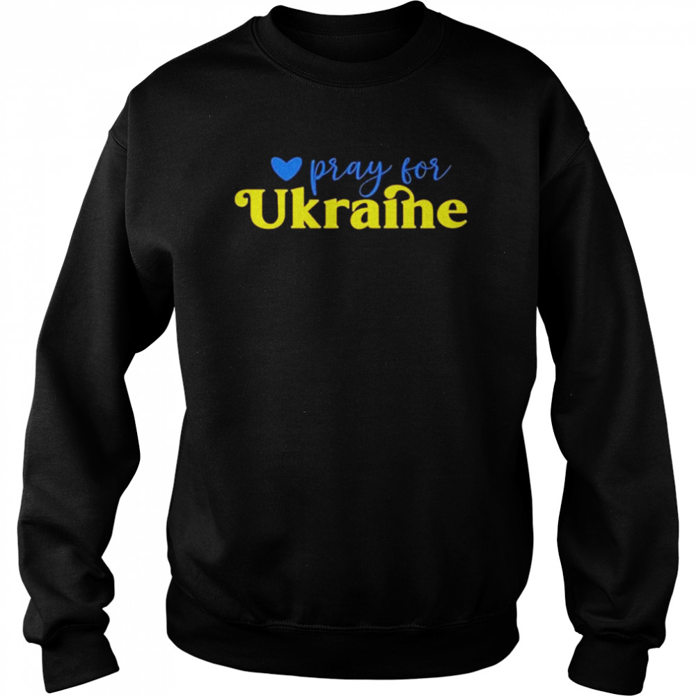 Pray For Ukraine No War shirt Unisex Sweatshirt