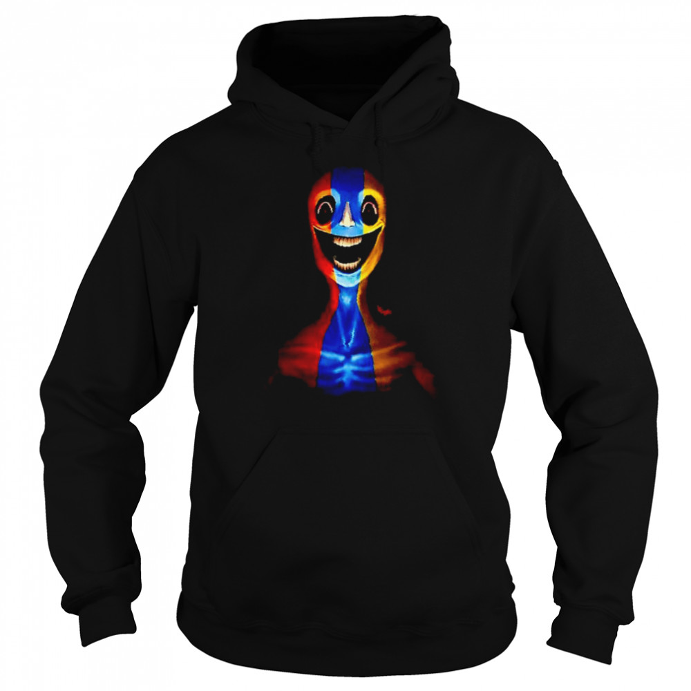 Primary color man horror art shirt Unisex Hoodie