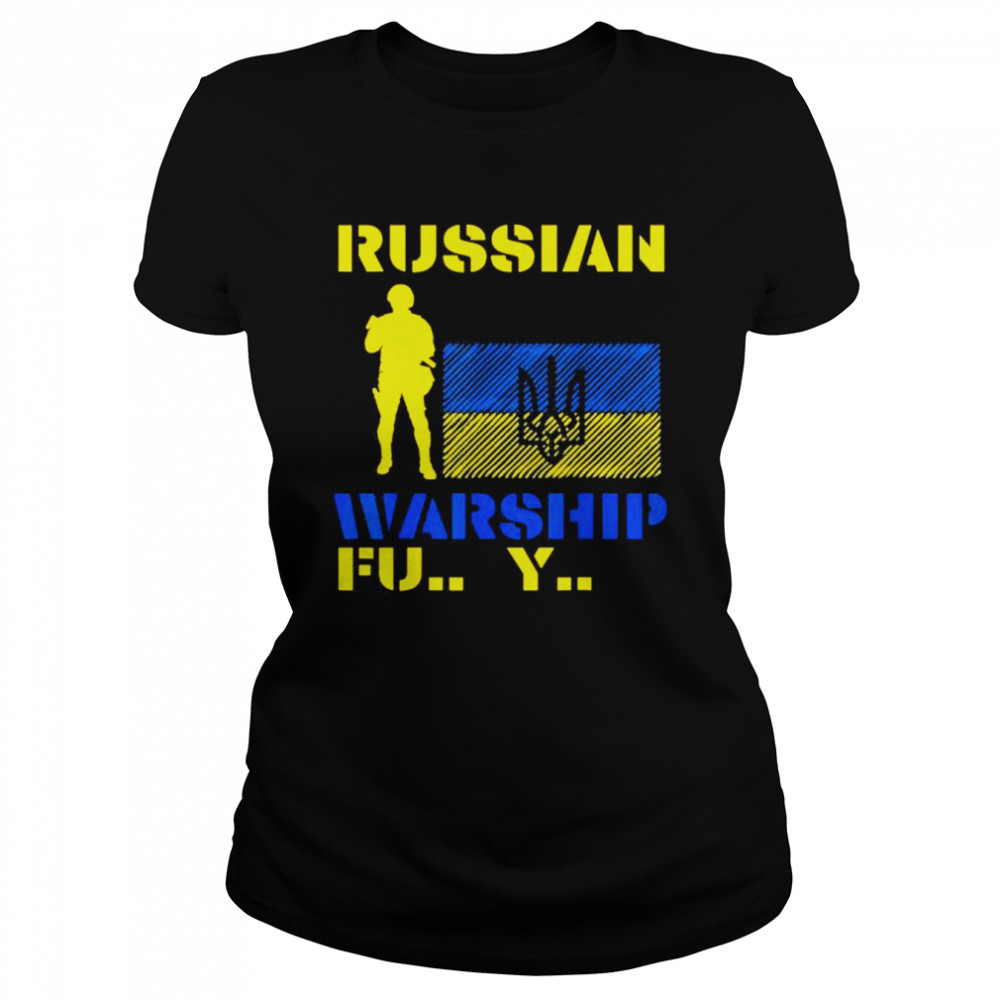 Puck Futin Ukraine Pride Ukrainian hero  Classic Women's T-shirt