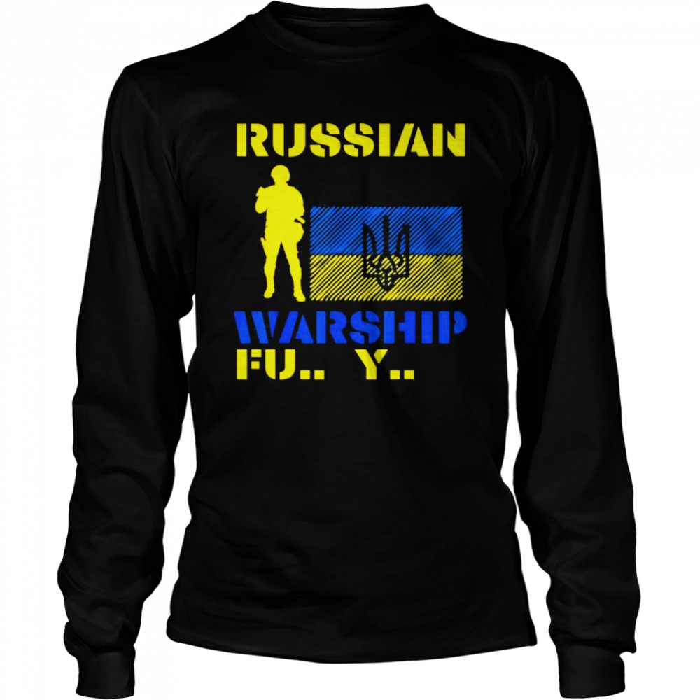 Puck Futin Ukraine Pride Ukrainian hero  Long Sleeved T-shirt