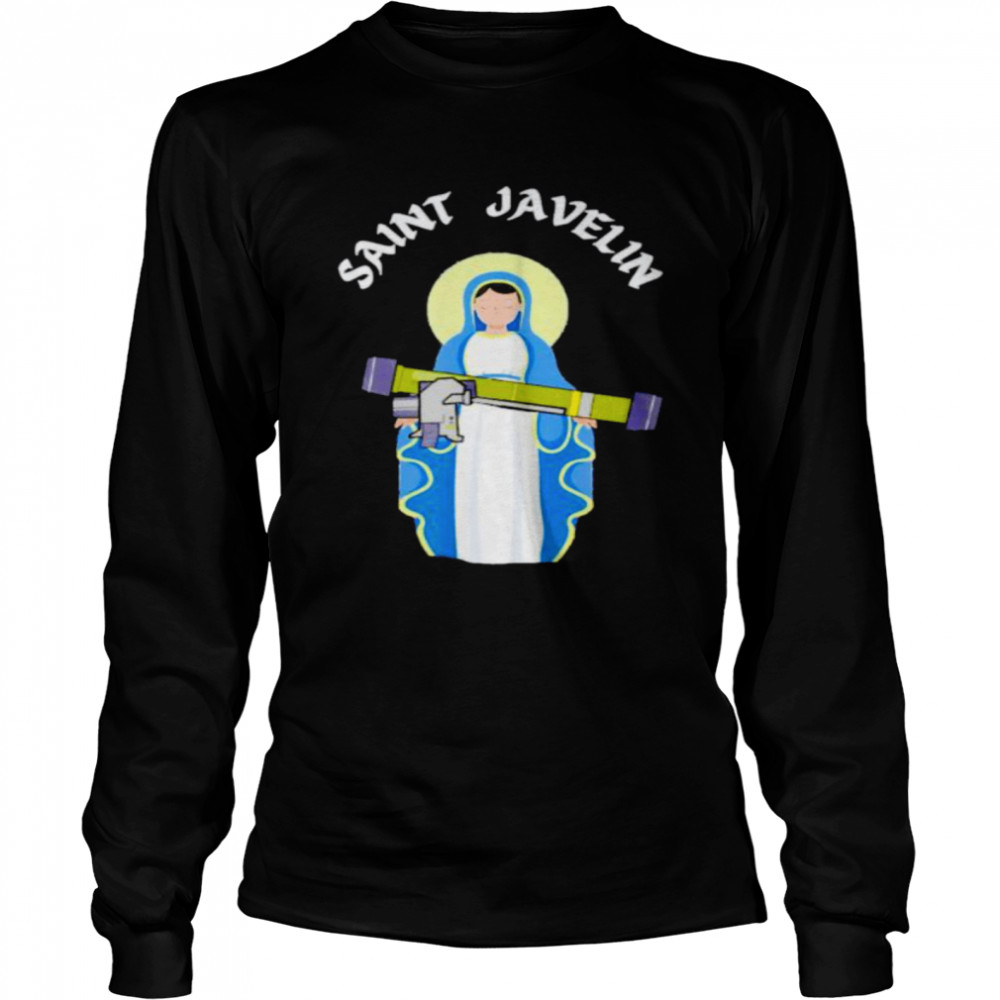 Saint Javelin I stand with Ukraine shirt Long Sleeved T-shirt