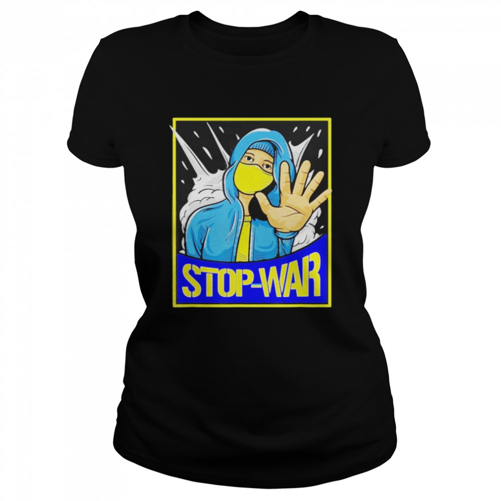 Stop War Peace in Ukraine shirt Classic Women's T-shirt