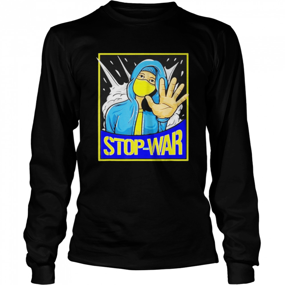 Stop War Peace in Ukraine shirt Long Sleeved T-shirt