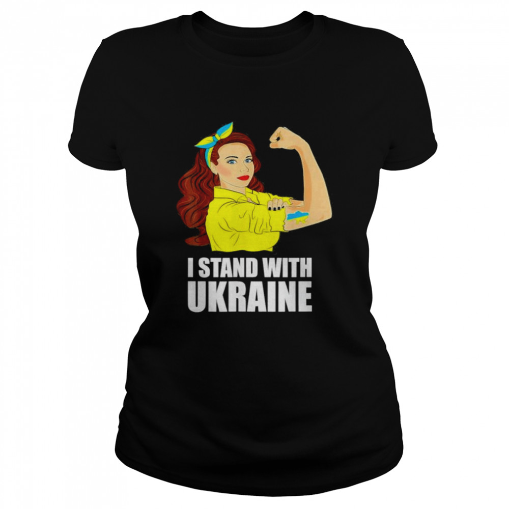 Support Ukraine Strong I Stand With Ukraine 2022  Classic Women's T-shirt