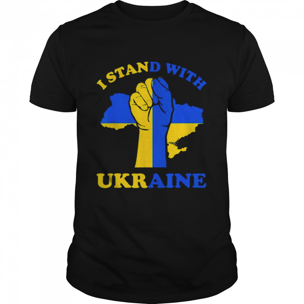 Ukraine flag I stand with ukraine peace ukraine shirt