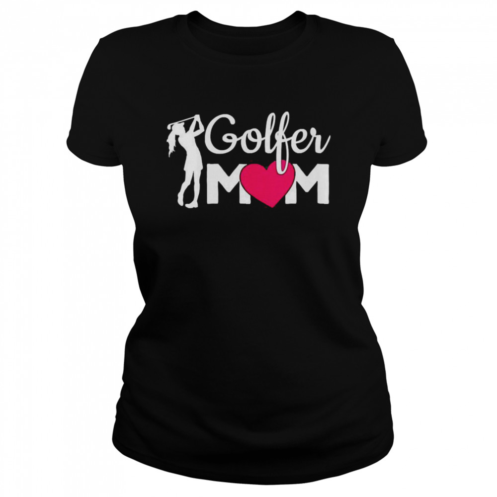 Vintage Golfer Mom Golfing Golfer Golf Player  Classic Women's T-shirt