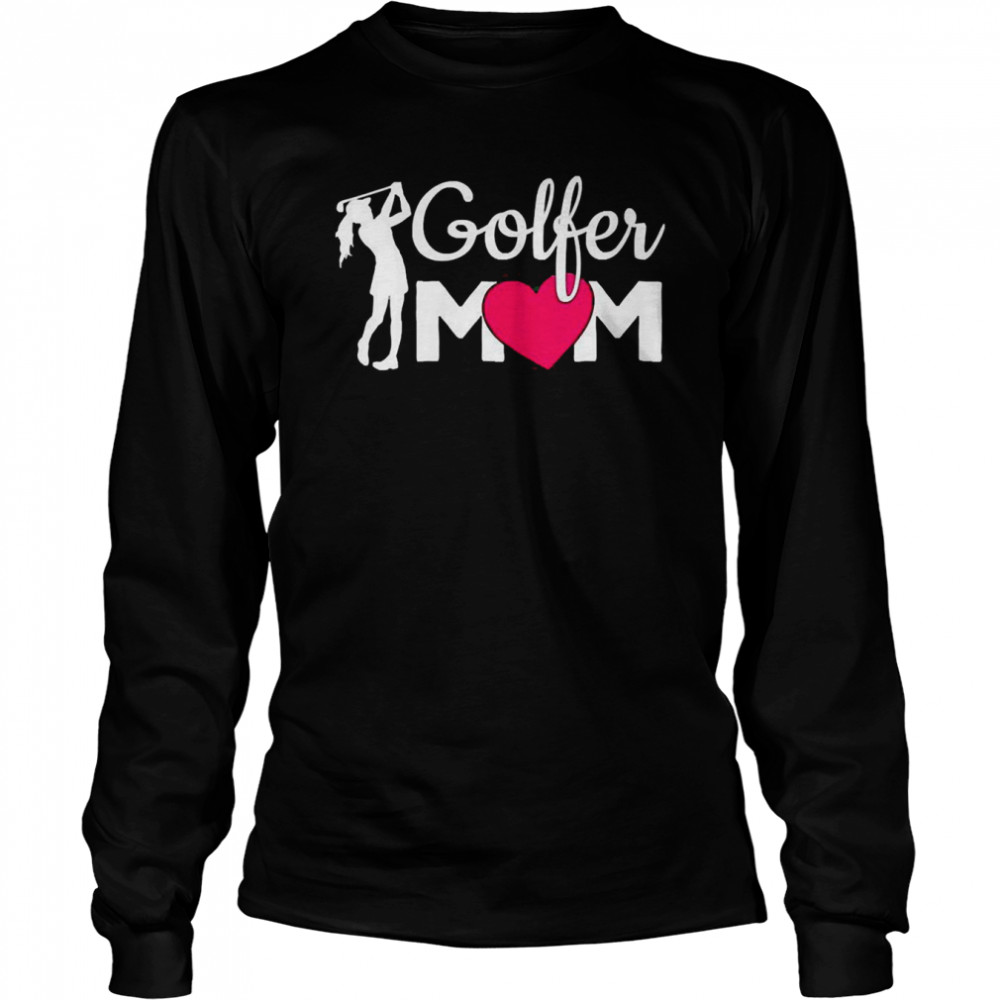 Vintage Golfer Mom Golfing Golfer Golf Player  Long Sleeved T-shirt