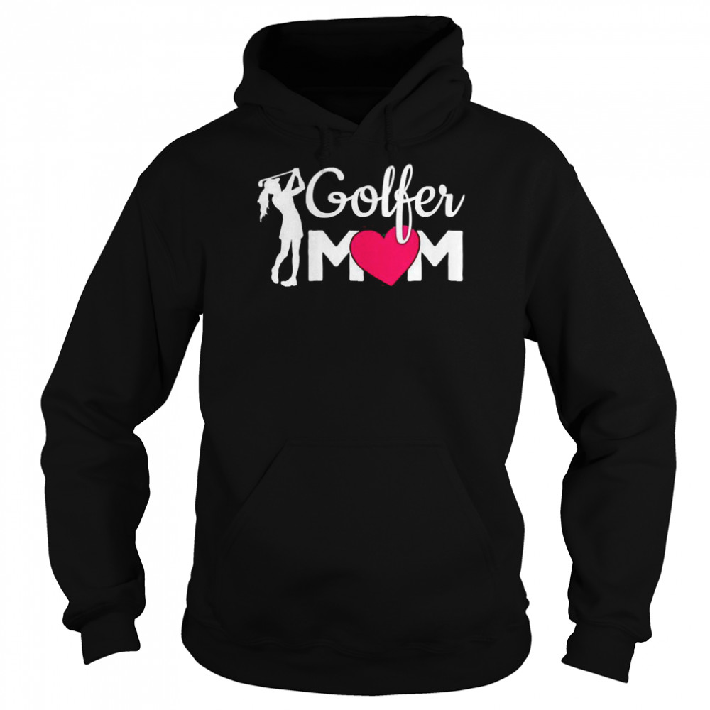 Vintage Golfer Mom Golfing Golfer Golf Player  Unisex Hoodie