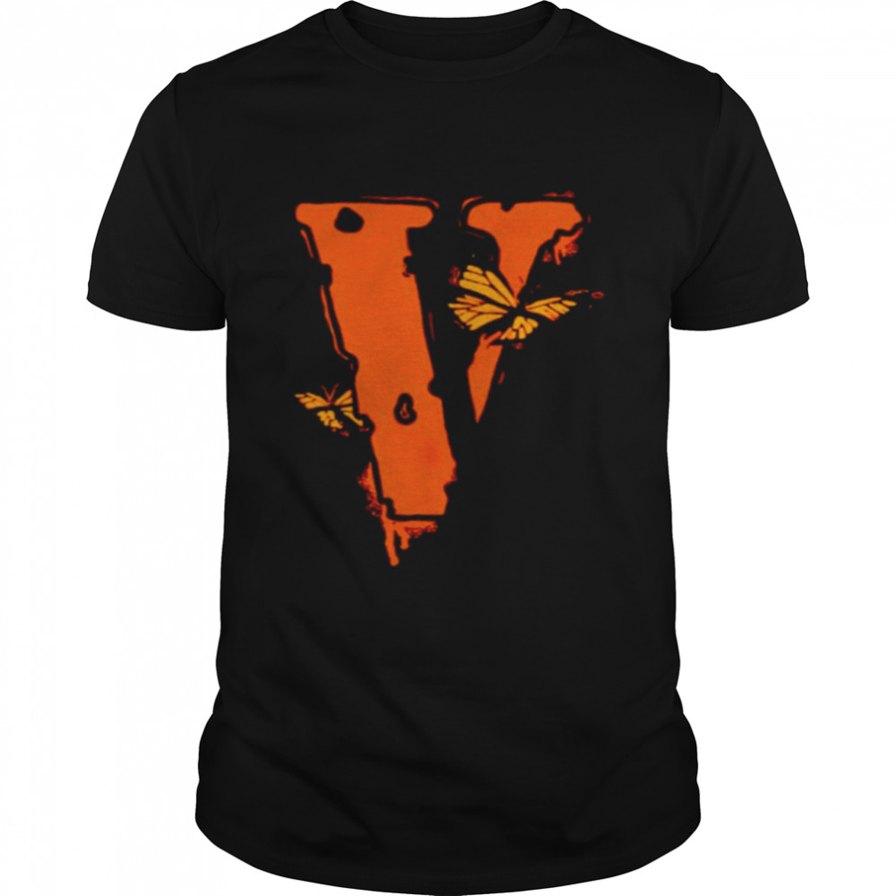 Vlone juice wrld butterfly shirt