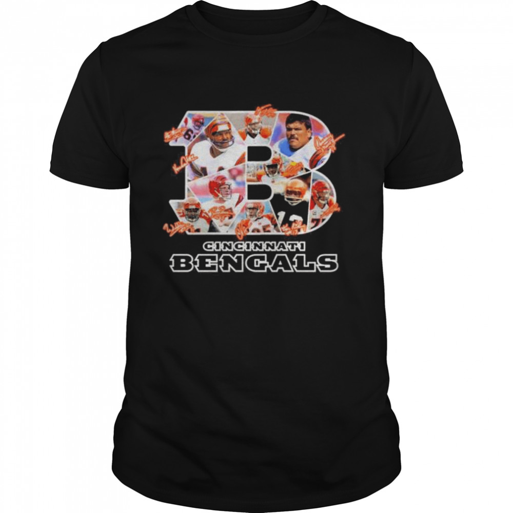 Cincinnati Bengals All team signatures 2022 shirt