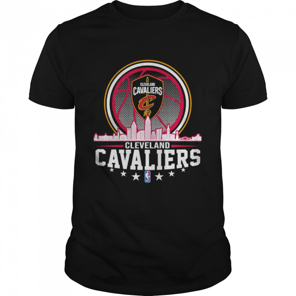 Cleveland Cavaliers NBA City Skyline Shirt