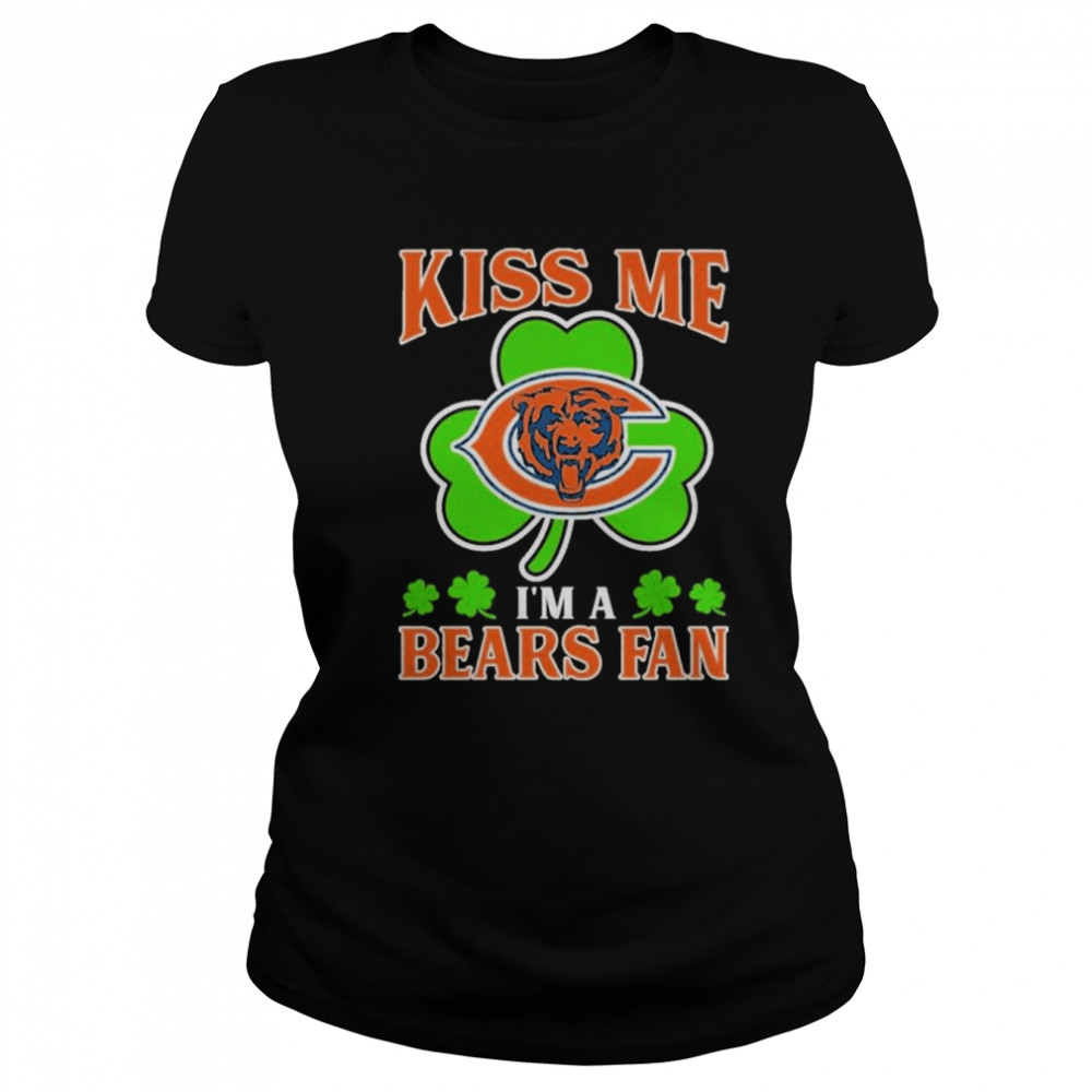 Kiss me im a bears fan shirt Classic Women's T-shirt