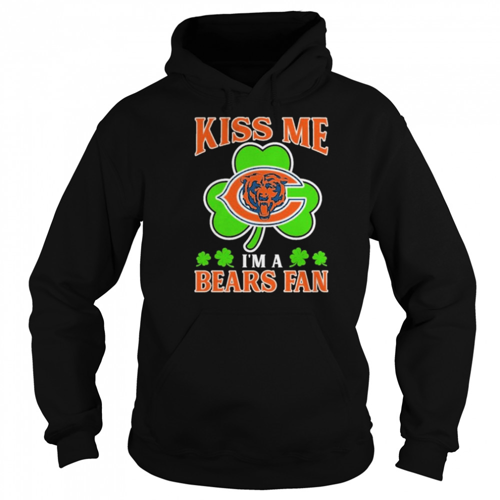 Kiss me im a bears fan shirt Unisex Hoodie