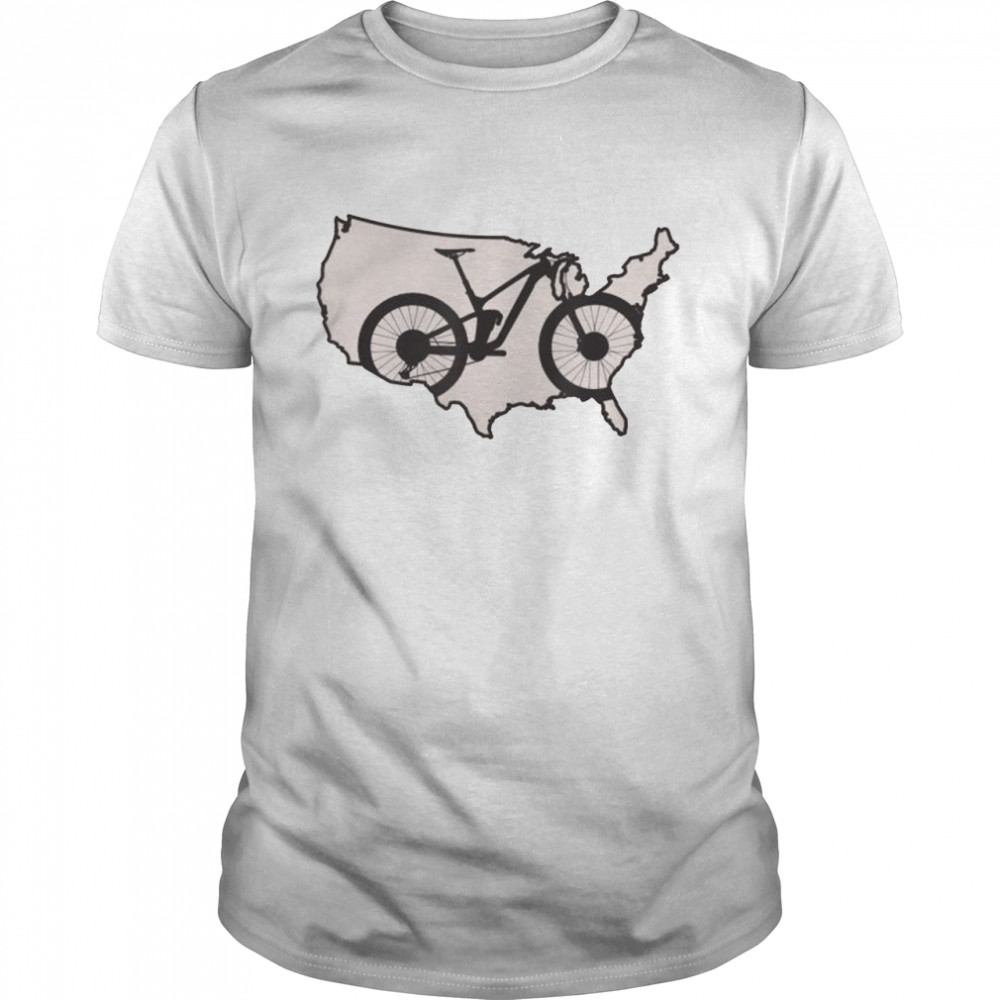 Mountain Bike America for Mountain Bikers Minimalist Shirt