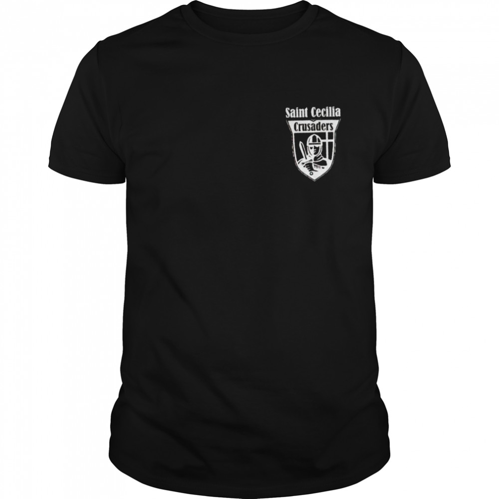 St. Cecilia Crusaders logo shirt