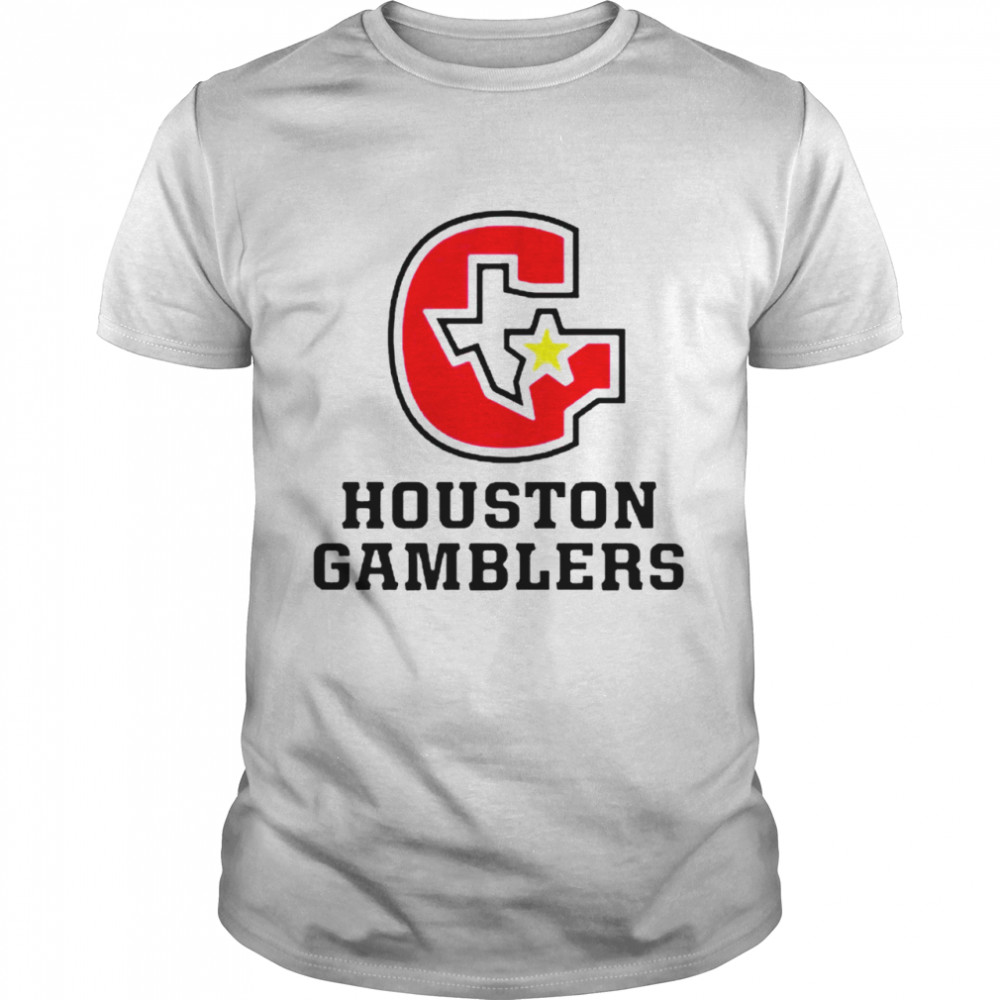 USFL Houston Gamblers Logo T-Shirt