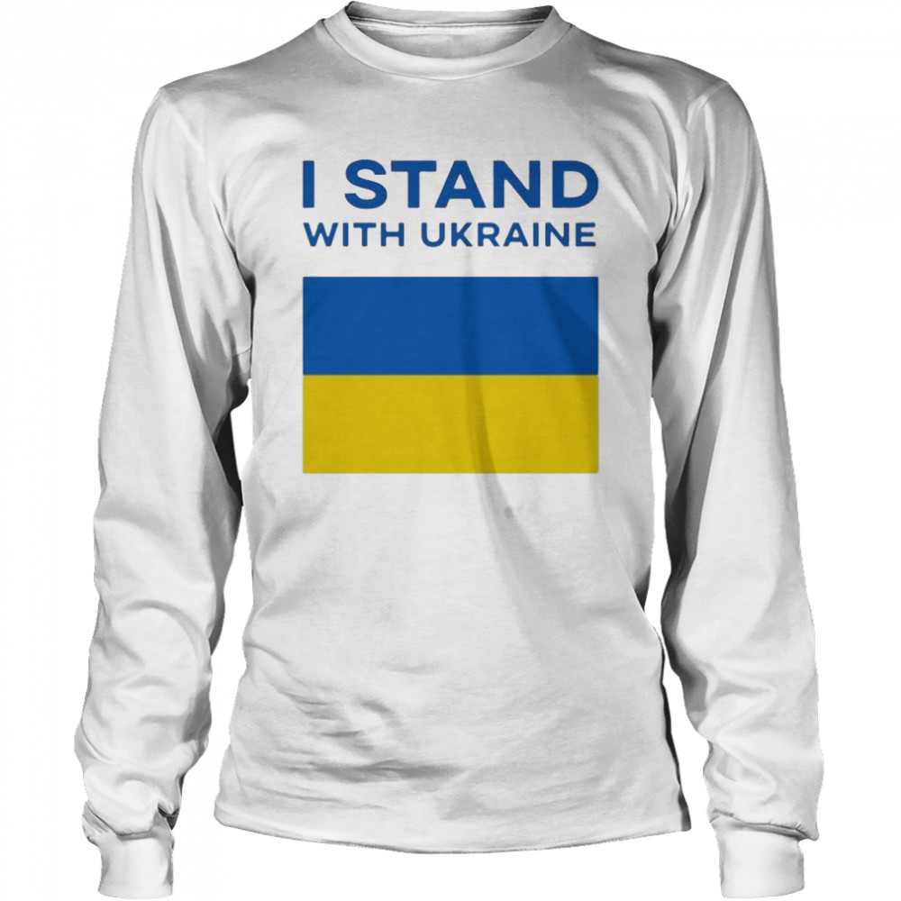 I stand with ukraine shirt Long Sleeved T-shirt