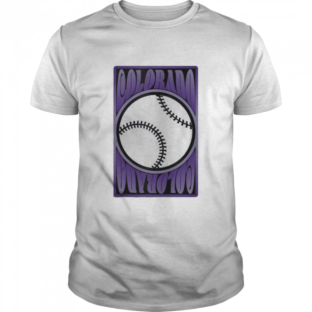 Colorado Baseball Hippie Graphic Shirt