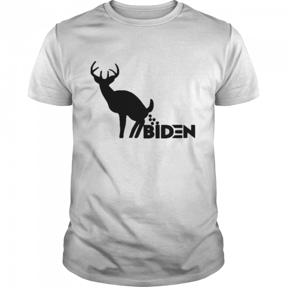 Deer shit on Biden shirt