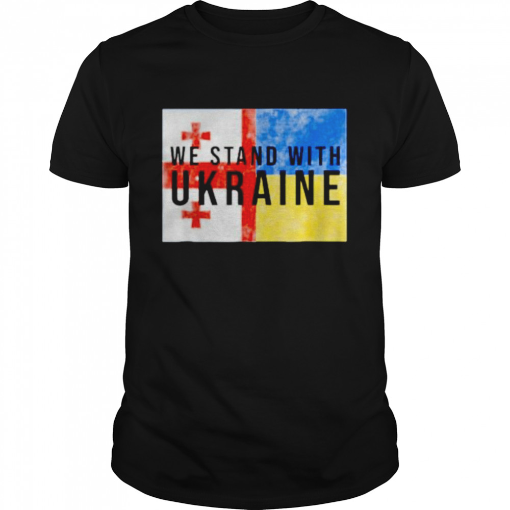 Georgian Ukrainian Flag Shirt