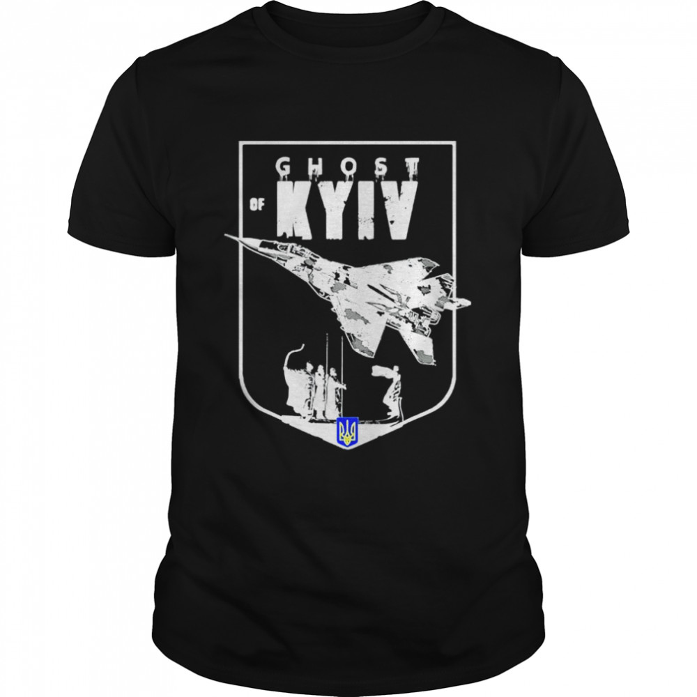 I Stand With Ukraine The Ghost of Kyiv Ukraine Flag Peace Ukraine shirt