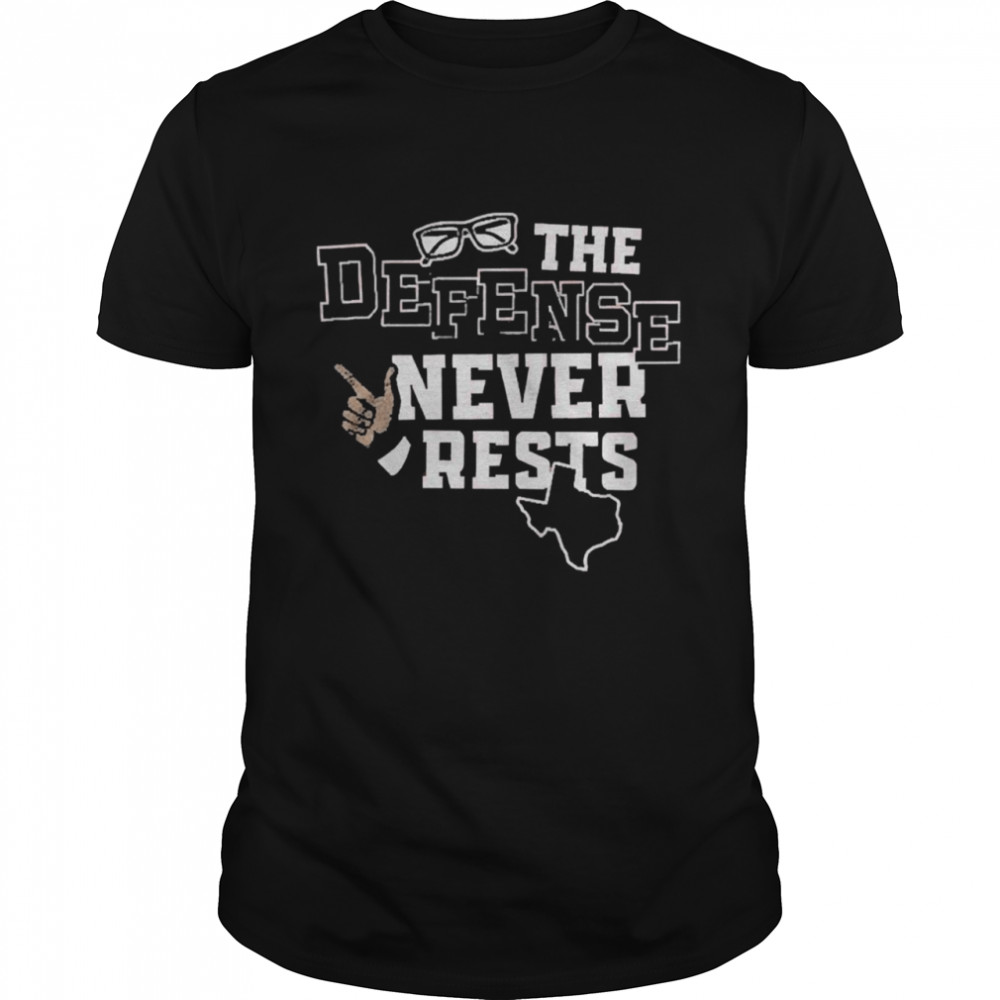 Mark Adams Defense Never Rests Shirt