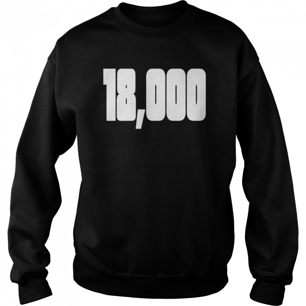 President Biden cori bush 18,000 shirt Unisex Sweatshirt