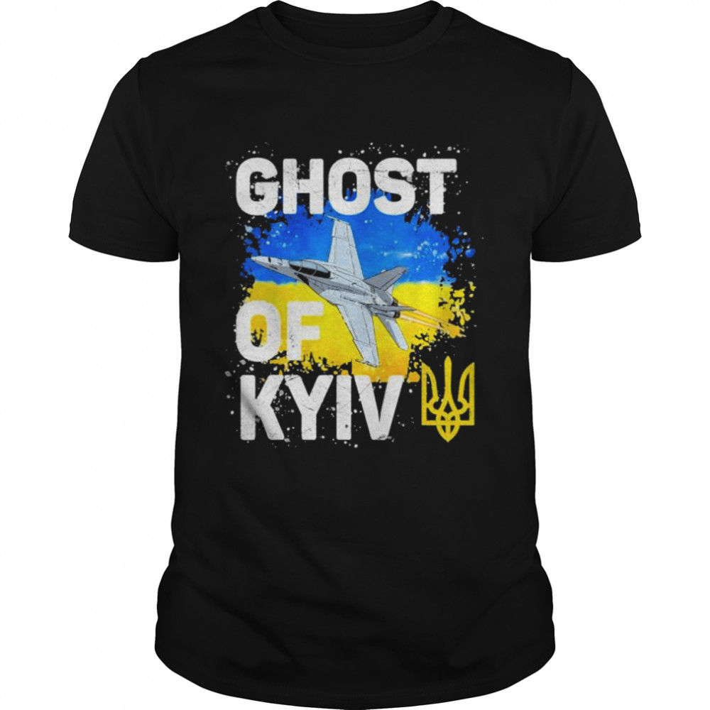 The Ghost of Kyiv Stand With Ukraine Flag 2022 shirt