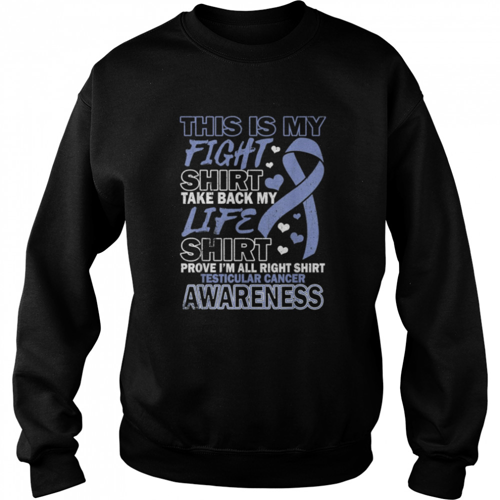 This Is My Fight  Esophageal Cancer Awareness Fighters  Unisex Sweatshirt