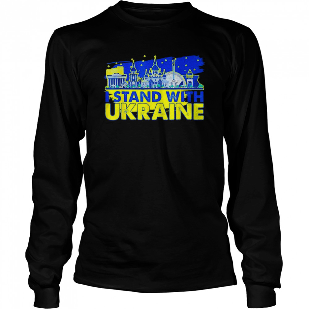 Ukrainians Stand With Ukraine Ukrainian Landmark Love Ukraine shirt Long Sleeved T-shirt