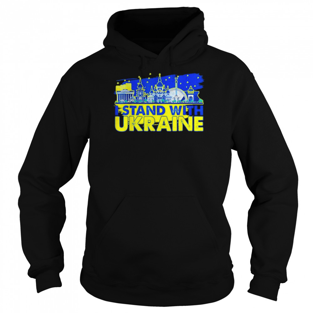 Ukrainians Stand With Ukraine Ukrainian Landmark Love Ukraine shirt Unisex Hoodie