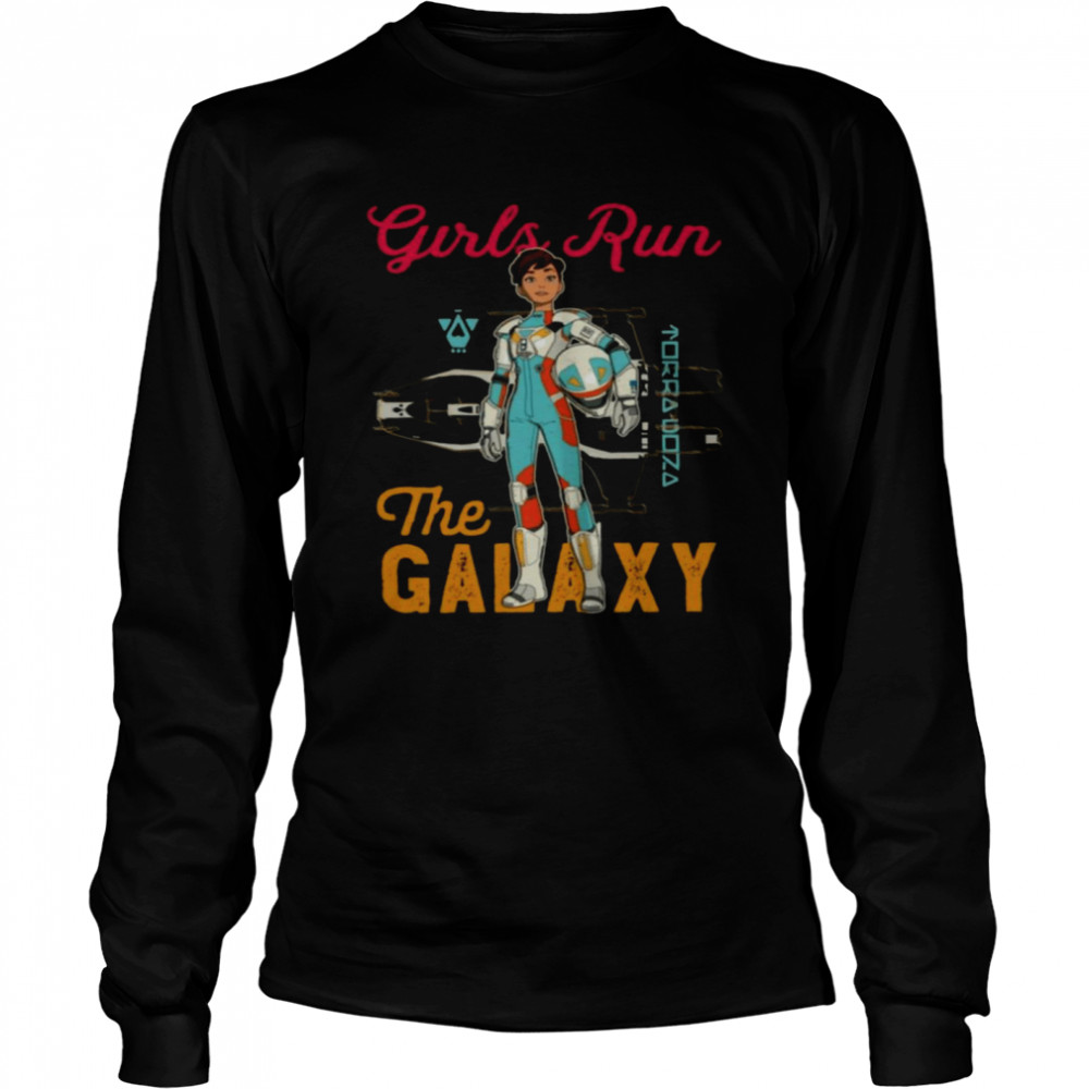 Star Wars Resistance Torra Doza Girls Run the Galaxy  Long Sleeved T-shirt