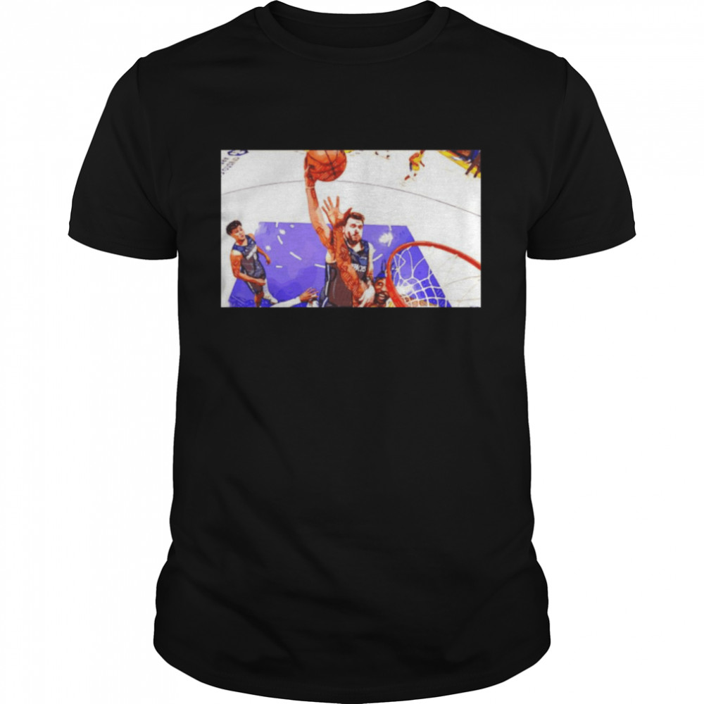 Dallas Mavericks Luka dunk jumpshot graph shirt