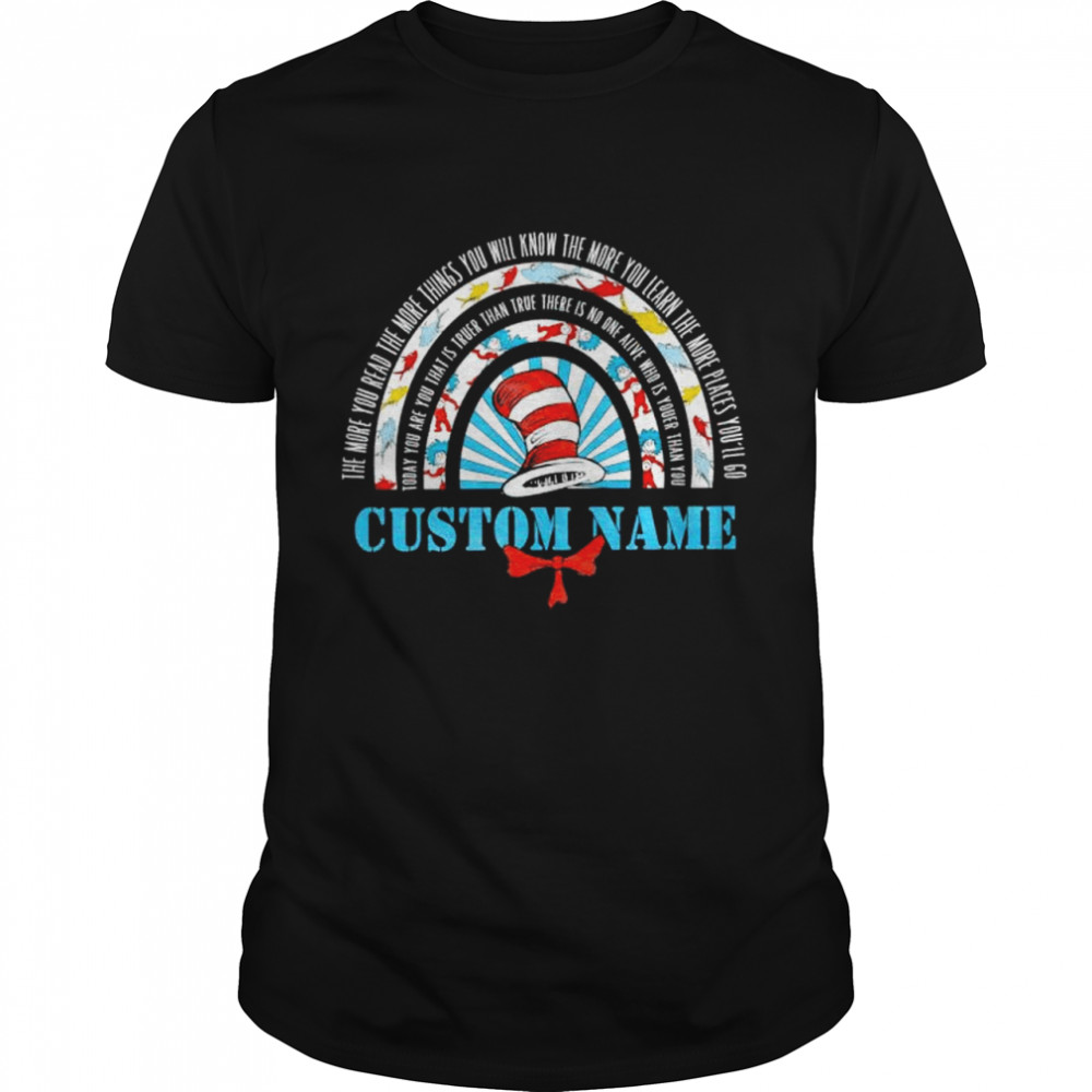 Dr seuss custom name shirt