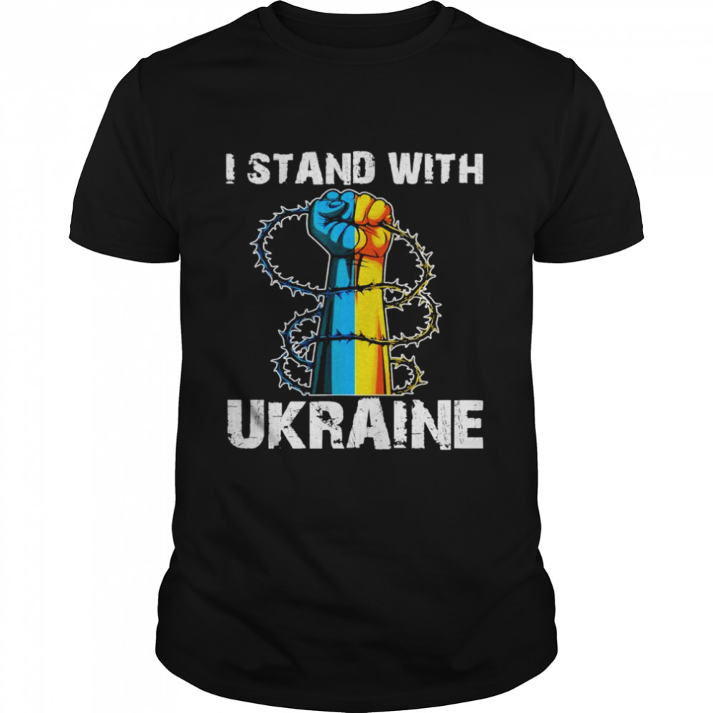 I Stand With Flag Patriot Peace Love Ukraine shirt