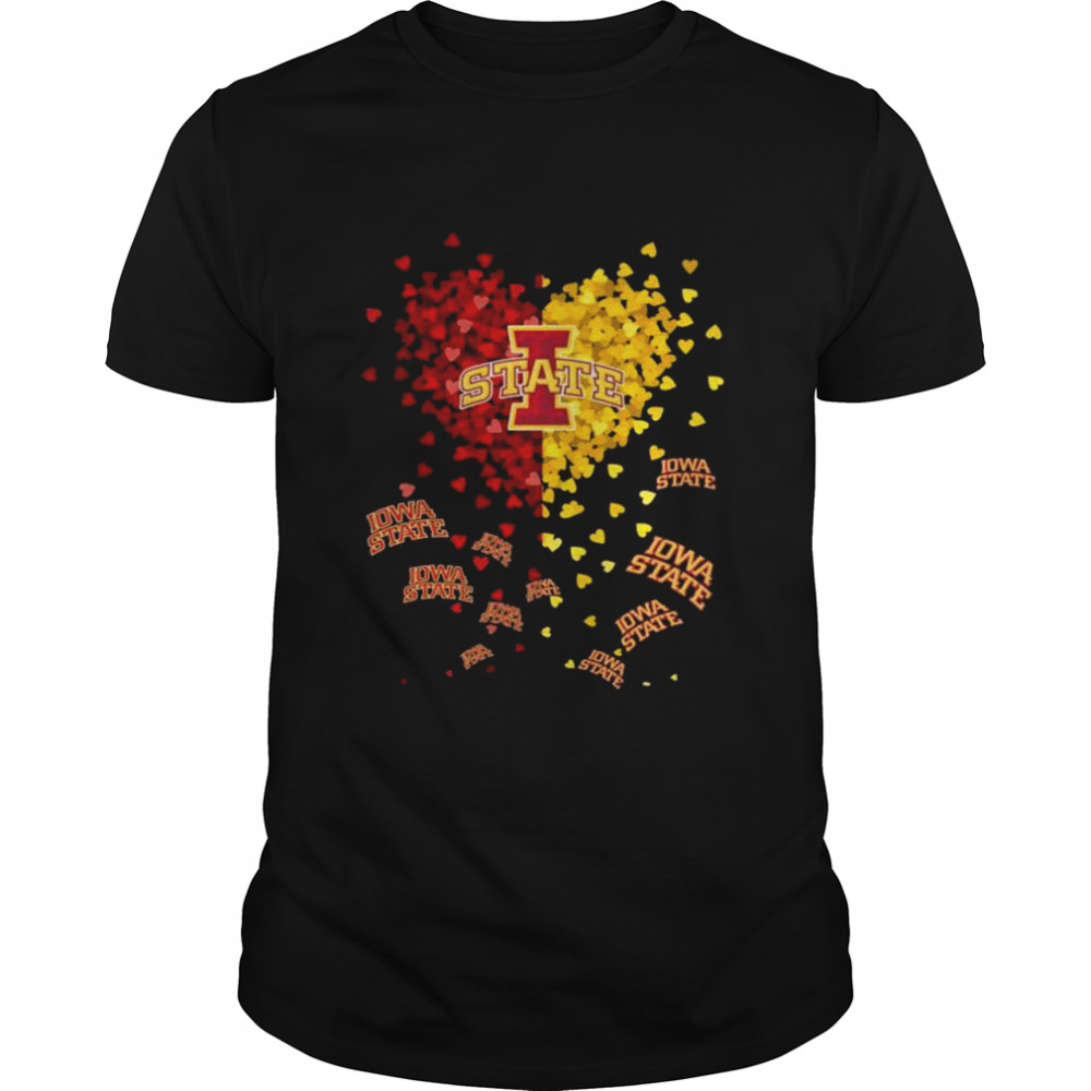 Iowa State Football logo Hearts 2022 shirt